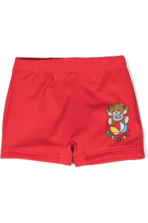 Moschino Badeshorts mit Teddy-Motiv