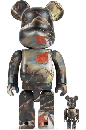 MEDICOM TOY X Eugène Delacroix Liberty Leading the People BE@RBRICK 100% and 400% Figuren-Set