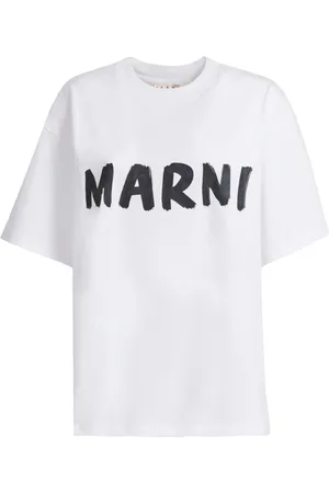 Marni T-Shirt mit Logo-Print