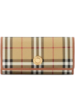 Burberry Kleines Portemonnaie mit Karomuster