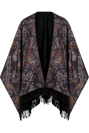 Etro Cape mit Paisley-Print