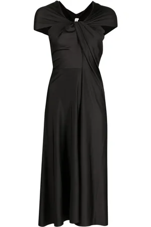 Victoria Beckham Kleid mit angeschnittenen Ärmeln