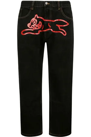 ICECREAM Jeans mit Running Dog-Print