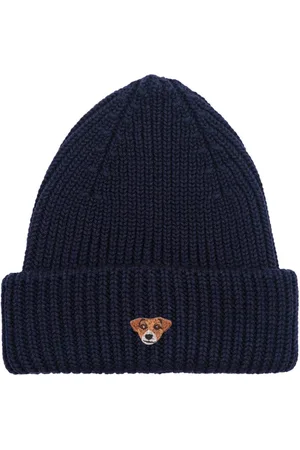 PELO FOUNDATION Beanie mit Hundeapplikation