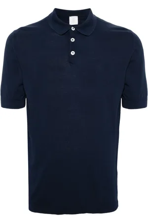 ELEVENTY Fein gestricktes Poloshirt