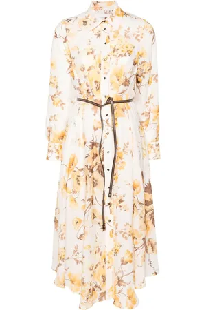 ZIMMERMANN Ottie Kleid mit Blumen-Print