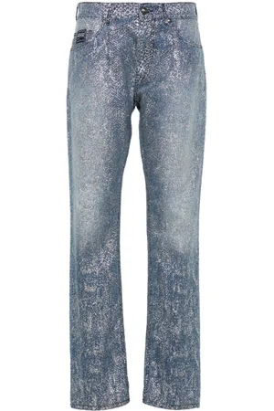 VERSACE Halbhohe Slim-Fit-Jeans
