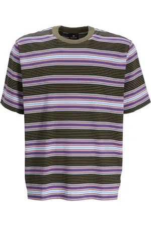 Paul Smith Gestreiftes T-Shirt aus Bio-Baumwolle
