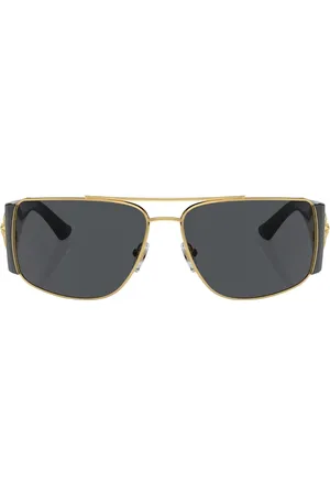 VERSACE Pilotenbrille mit breiten Bügeln