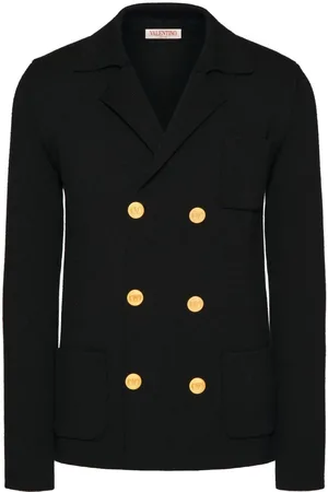 VALENTINO GARAVANI Gestrickte Jacke mit VLogo-Knöpfen