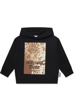 Roberto Cavalli Hoodie mit Leoparden-Print
