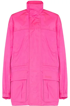 Balenciaga Oversized-Jacke mit Logo-Stickerei