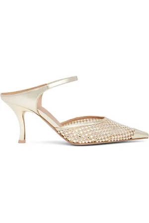 MALONE SOULIERS Vega Mules mit Kristallen 70mm