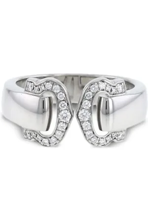 Cartier 2010s 18kt Weißgoldring mit Diamanten