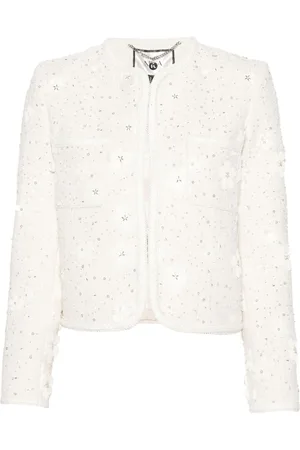 NISSA Jacke mit Blumenapplikation