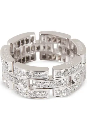 Cartier 18kt Maillon Panthère Weißgoldring mit Diamanten
