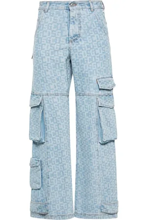 GCDS Cargo-Jeans mit Logo-Print