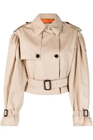 Gucci Jacke im Trench-Look aus Gabardine