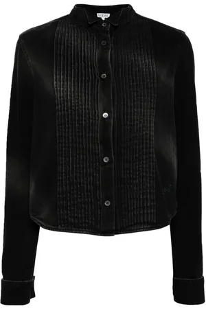 Loewe Jeanshemd mit Falten