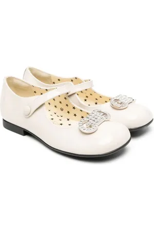 Gucci Ballerinas mit Logo-Schild