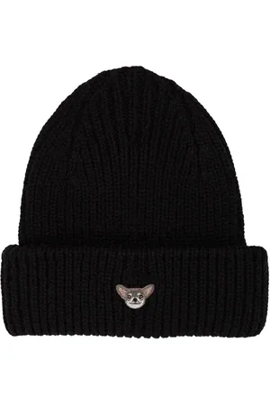 PELO FOUNDATION Beanie mit Hundeapplikation