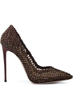 LE SILLA Gilda Slingback-Pumps mit Strass 120mm
