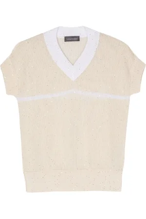 LORENA ANTONIAZZI T-Shirt mit Pailletten
