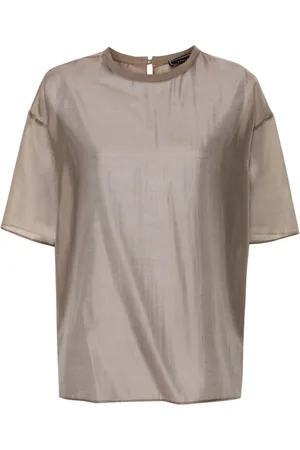 Styland T-Shirt mit Sheer-Effekt