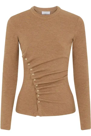 Paco rabanne Temporary Strickoberteil mit drapiertem Detail