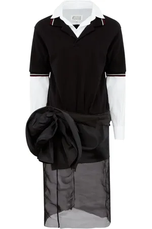 Maison Margiela Midikleid mit Blumendetail