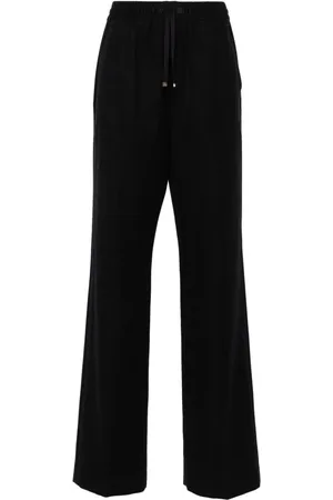 Moncler Gerade Hose mit Logo-Applikation