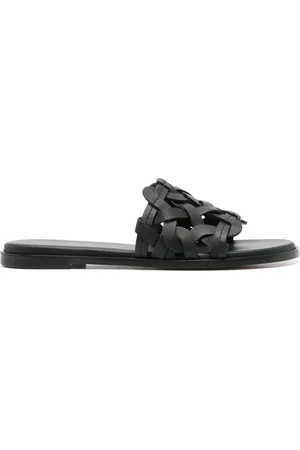 Gianvito Rossi Sandalen mit Webmuster