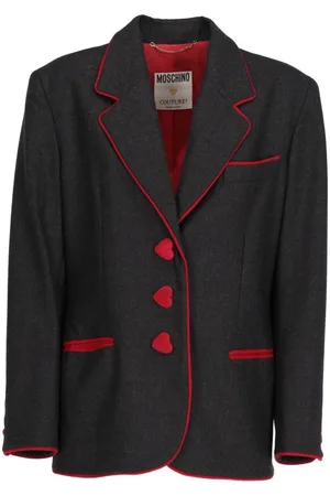 Moschino 2000 Blazer mit Herzknöpfen