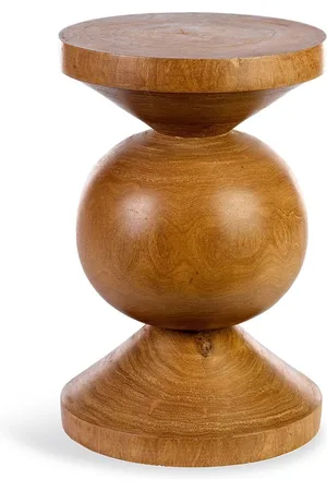 POLSPOTTEN Holzhocker mit Kugelform