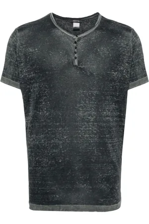AVANT TOI T-Shirt aus Leinen mit Print