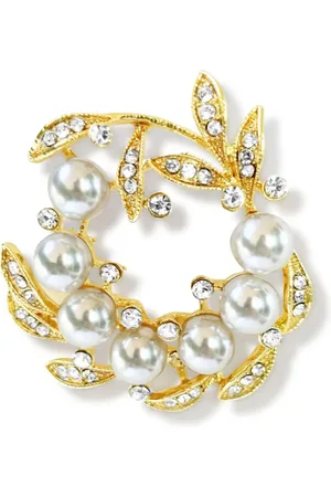 Hzmer Jewelry Brosche mit Kunstperlen