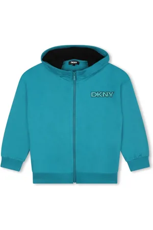 DKNY Kapuzenjacke mit Logo-Stickerei