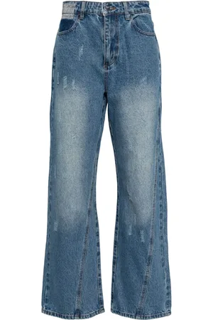 tout a coup Schlagjeans mit hohem Bund