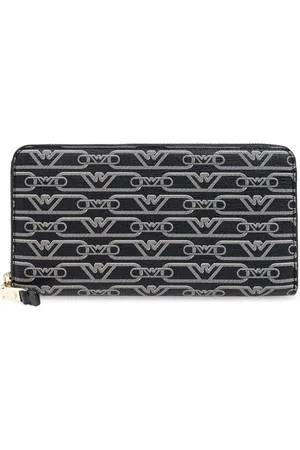 Emporio Armani Portemonnaie mit Jacquard-Print