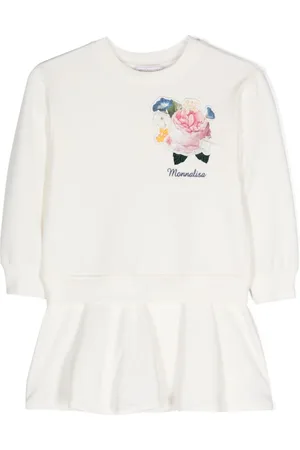 MONNALISA Kleid mit Rosenstickerei