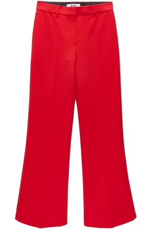 Msgm Klassische High-Waist-Hose