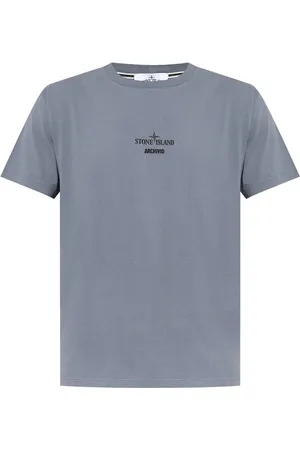Stone Island T-Shirt mit Logo-Print