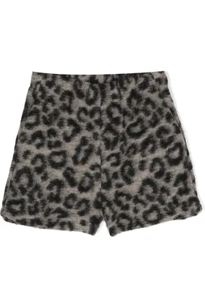 DOUUOD KIDS Shorts mit Leoparden-Print