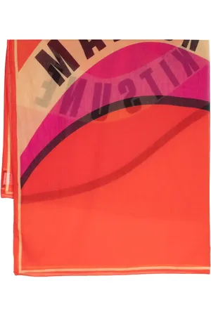 Maison Kitsuné Schal mit Logo-Print