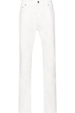 Etro Straight-Leg-Jeans mit Jacquardmuster