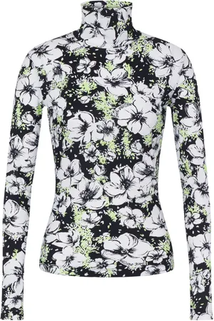 Moschino Rollkragenoberteil mit Blumen-Print