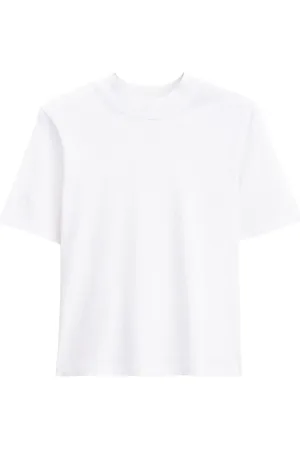 Filippa K T-Shirt mit Stehkragen