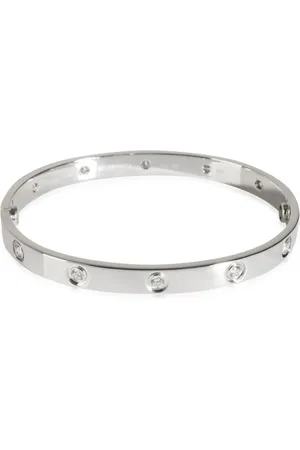 Cartier 18kt Love Weißgoldarmreif