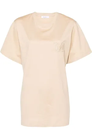 Max Mara T-Shirt mit Mango-Stickerei