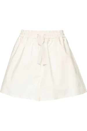 Moncler Popeline-Shorts mit Logo-Applikation